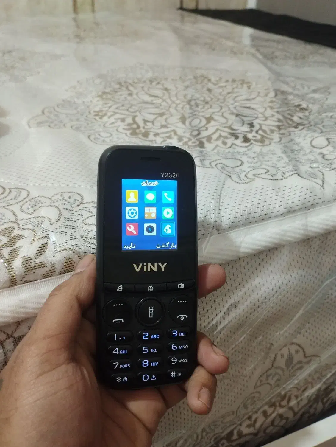 گوشی ساده|موبایل|فین, |دیوار