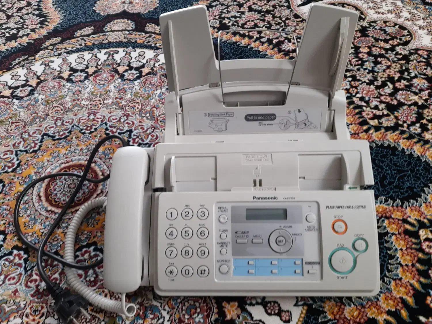 دستگاه تلفن فکس پاناسونیک اصل مالزی|پرینتر، اسکنر، کپی، فکس|داراب, |دیوار