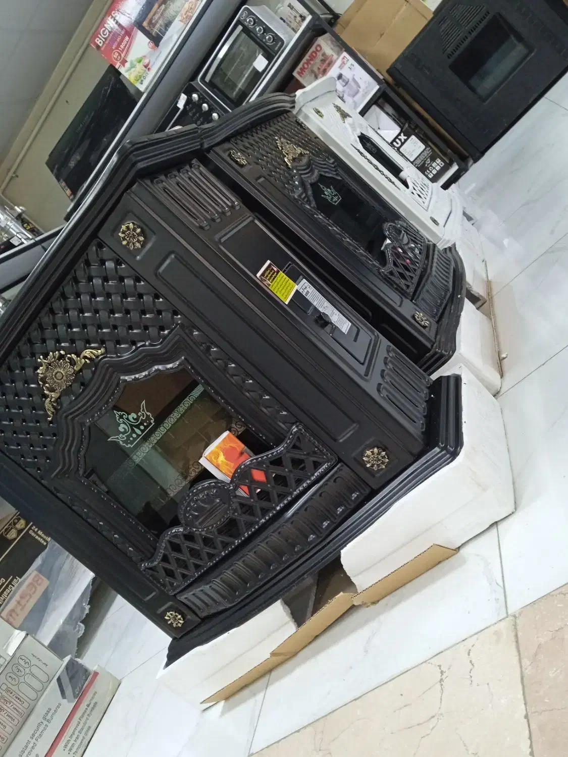 بخاری شومینه وپتوشور|بخاری، هیتر، شومینه|ارومیه, |دیوار