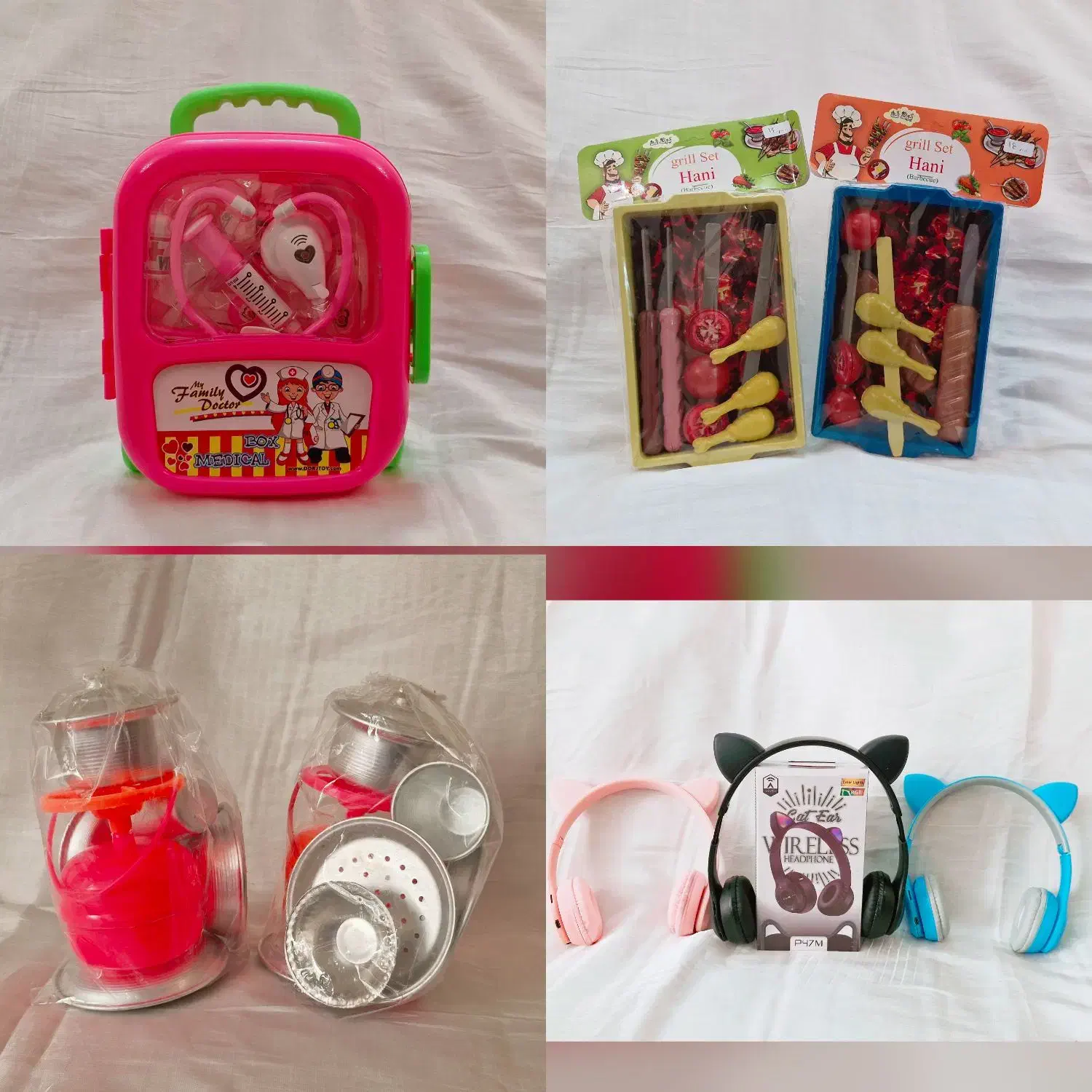 اسباب بازی دکتری/ منقل کباب/ هدفون بلوتوث/ظرف روحی|اسباببازی|اصفهان, ملکشهر|دیوار