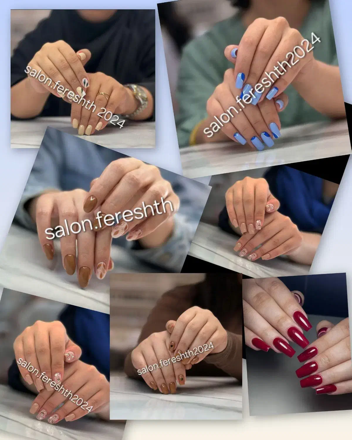 خدمات میکاپ وشنیون و رنگ و لایت و کاشت ناخن و مژه|خدمات آرایشگری و زیبایی|خرمآباد, |دیوار