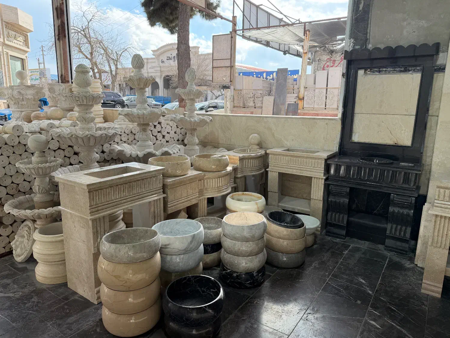 فروش روشویی سنگی|لوازم سرویس بهداشتی|مشهد, توس (بلوار توس)|دیوار