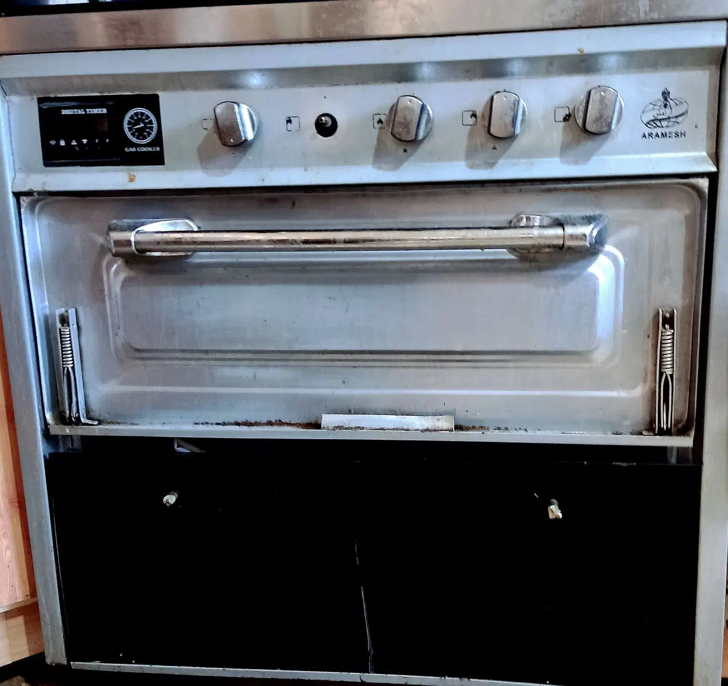 گاز پنج شعله طرح فر|اجاق گاز و لوازم برقی پختوپز|انار, |دیوار