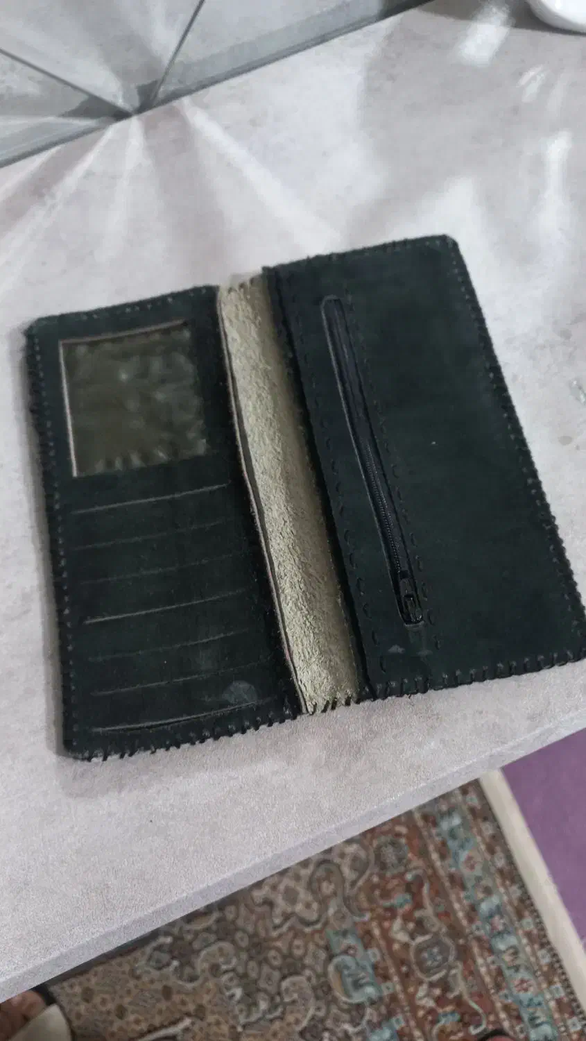 کیف پول چرم وخز|کیف، کفش، کمربند|تبریز, |دیوار