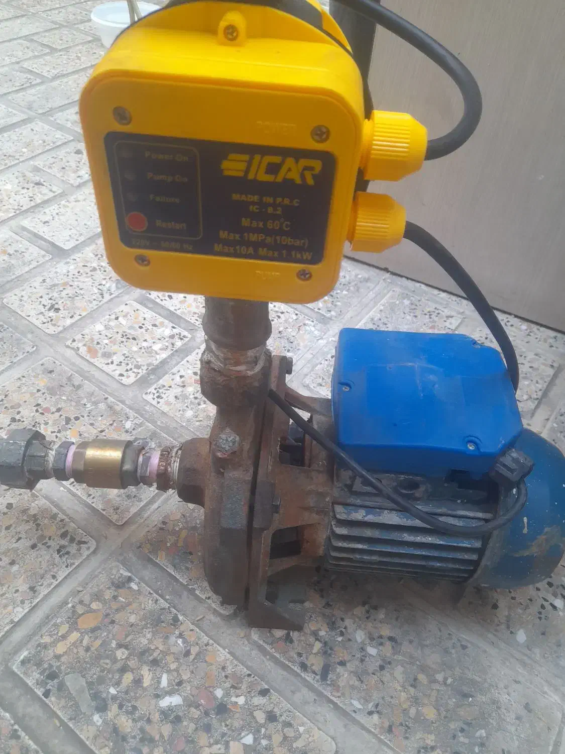 پمپ آب یک اسب بشقابی الکتروژن|مصالح و تجهیزات ساختمان|قدس, شهرقدس|دیوار