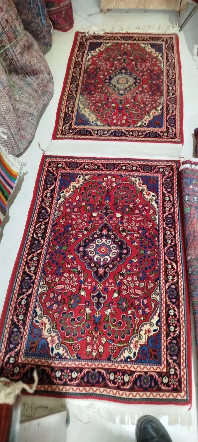 پشتی های دست بافت نقشه جوزان نفیس درحدنو|فرش|ملایر, |دیوار