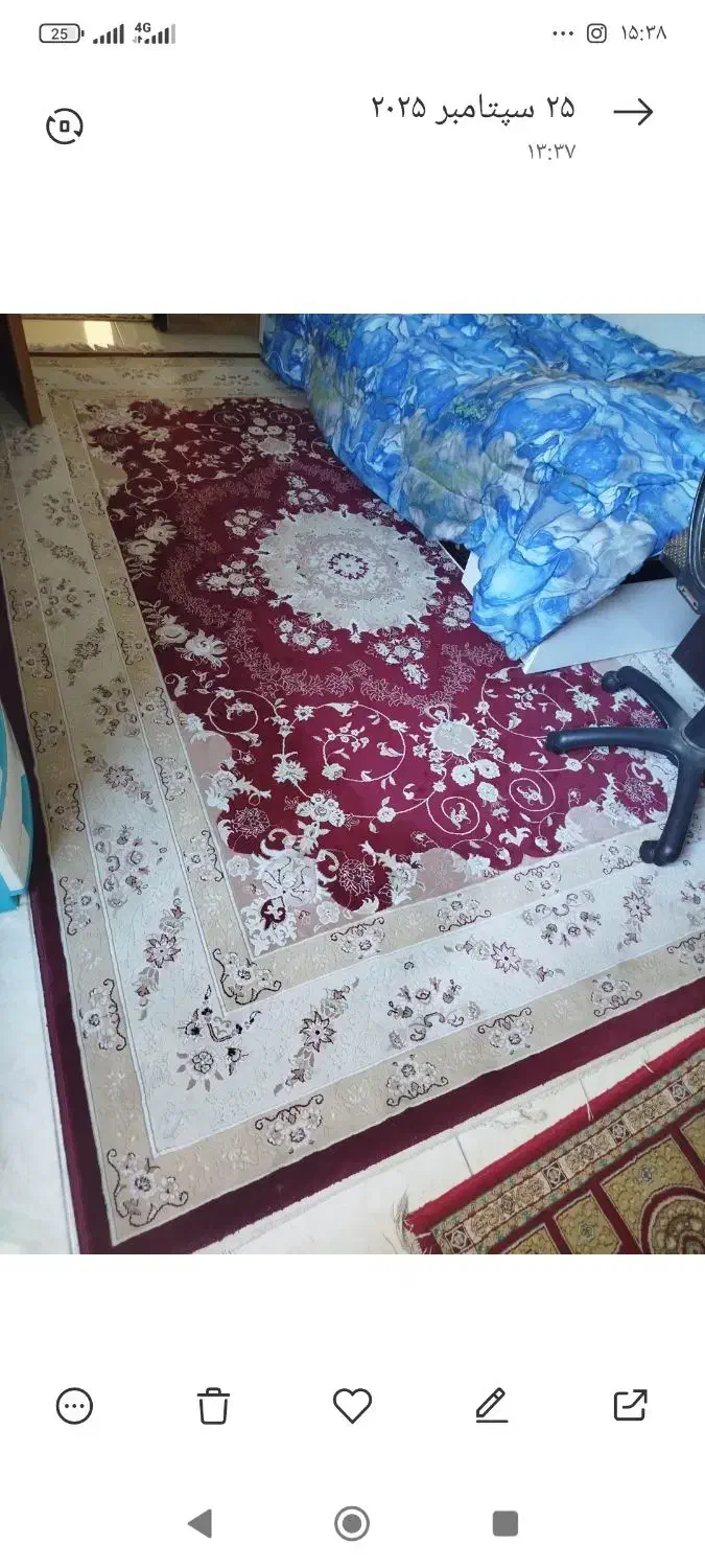 فرش 6متری کاملا سالم|فرش|لاهیجان, کوی آزادگان|دیوار