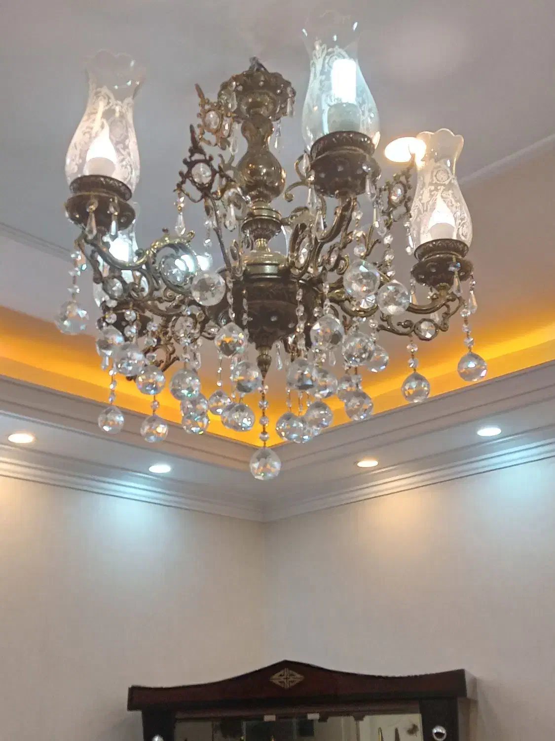 لوستر برنز|لوستر و چراغ آویز|پاکدشت, پاکدشت (مامازند)|دیوار