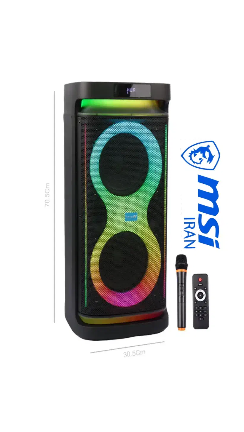 اسپیکر  چمدانی  V-PS 2309  بلوتوثی وریتی|پخش‌کننده همراه|نسیم‌شهر, |دیوار