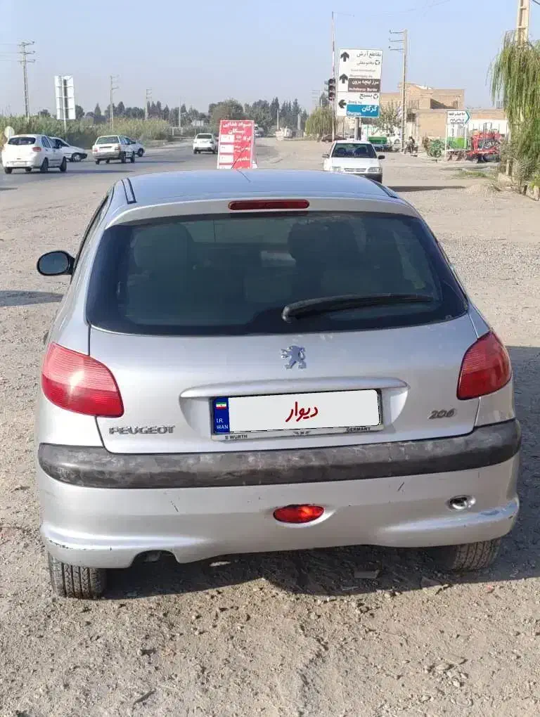 پژو ۲۰۶ تیپ ۲ مونتاژ فرانسه|خودرو سواری و وانت|گنبد کاووس, |دیوار