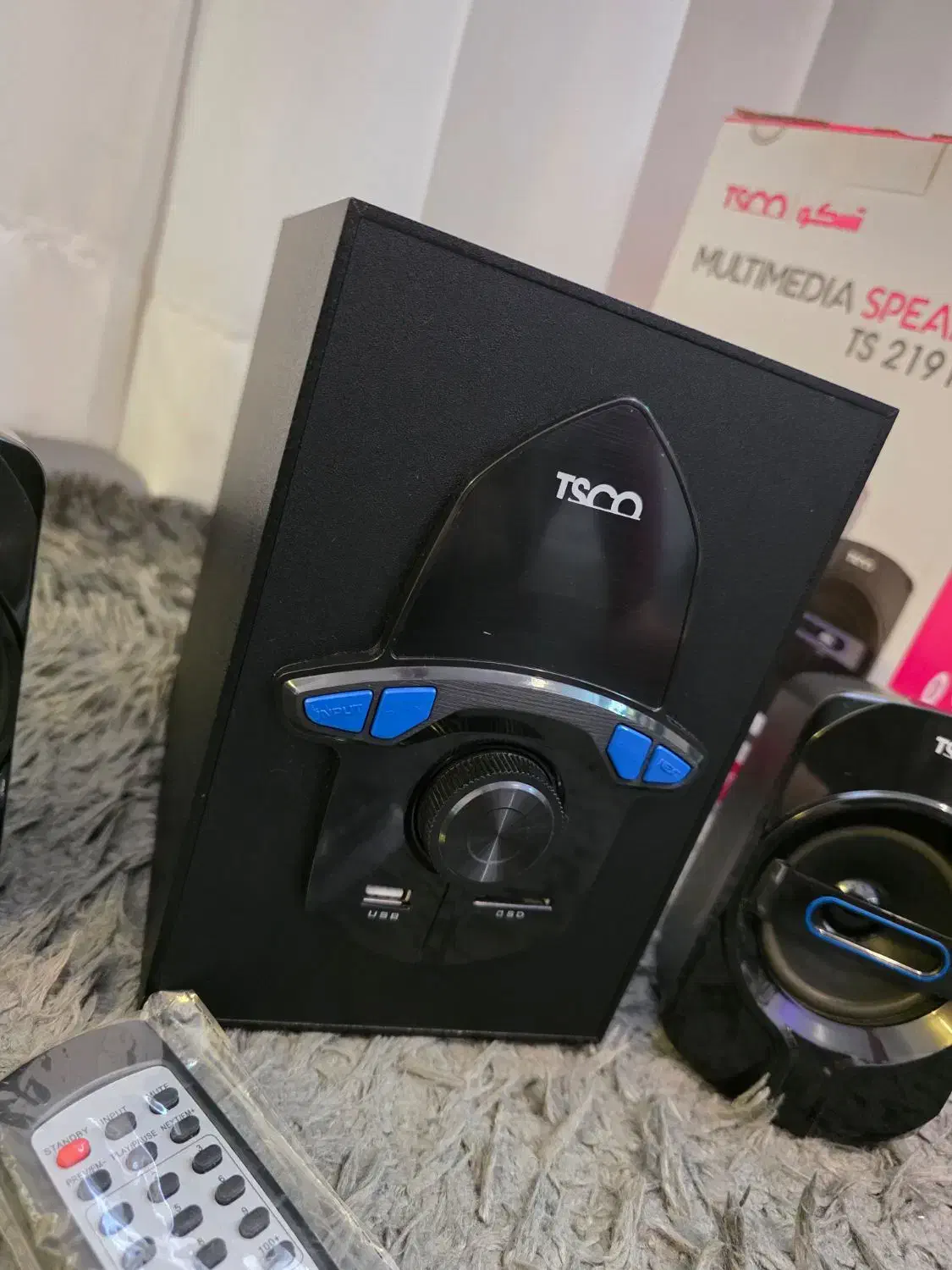 اسپیکر رومیزی بلوتوثی تسکو (در حد نو)|سیستم صوتی خانگی|ری, اقدسیه|دیوار