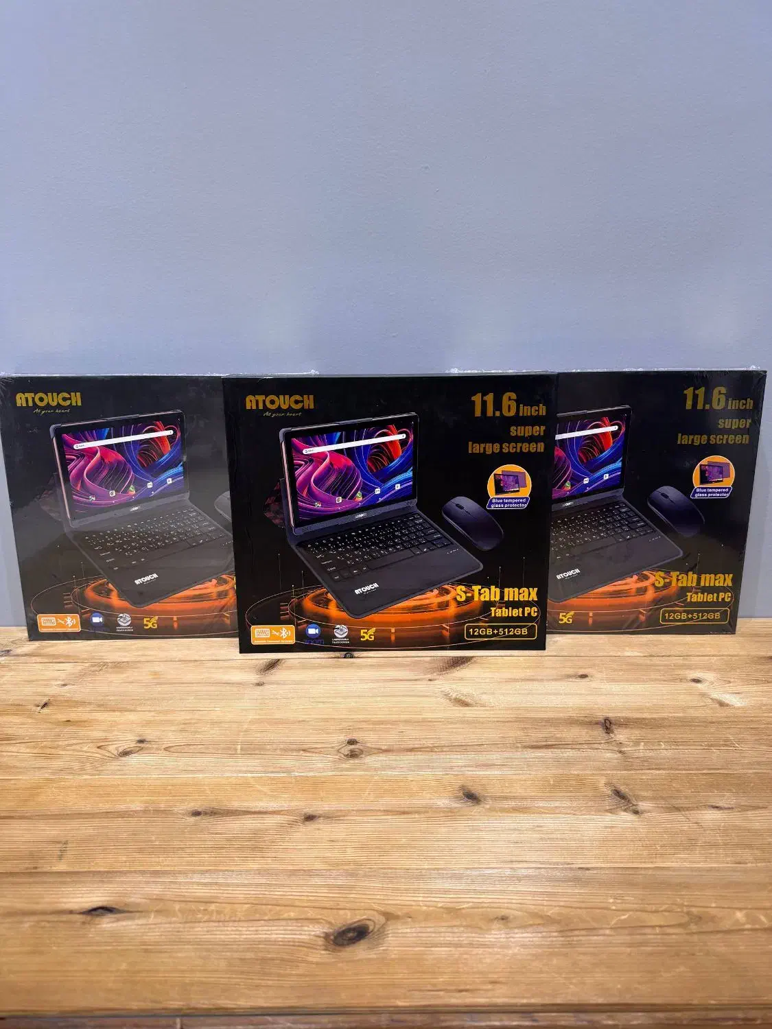 تبلت 12اینچ Atouchکیبوردو موس لپ تابی 4g LTE آکبند|تبلت|تهران, فدک|دیوار