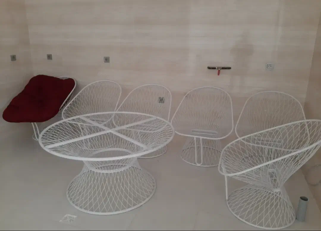 صندلی حیاطی فرفورژه|میز و صندلی غذاخوری|کرمان, |دیوار