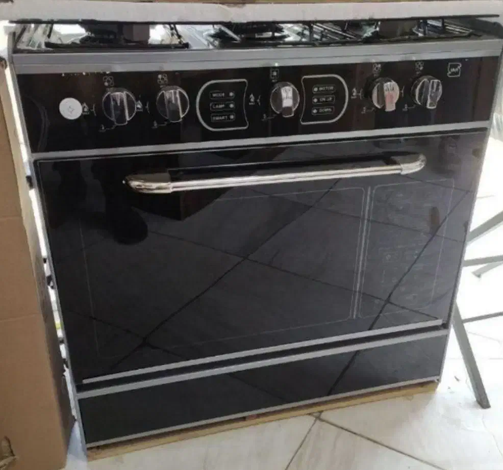 اجاق گاز پنج شعله طرح فر لعابی فندک دار|اجاق گاز و لوازم برقی پخت‌وپز|شهریار, شهریار|دیوار