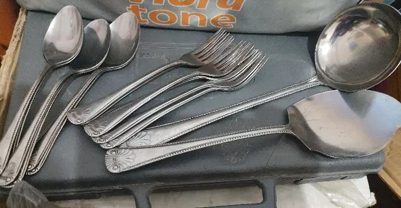 قاشق،چنگال،ملاقه، کارد ژاپنی نو و سالم|ظروف سرو و پذیرایی|شیراز, سعدیه جنوبی|دیوار