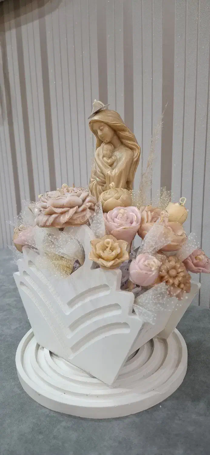 شمع های دست ساز و لوکس|صنایع دستی و سایر لوازم تزئینی|قم, پامنار|دیوار