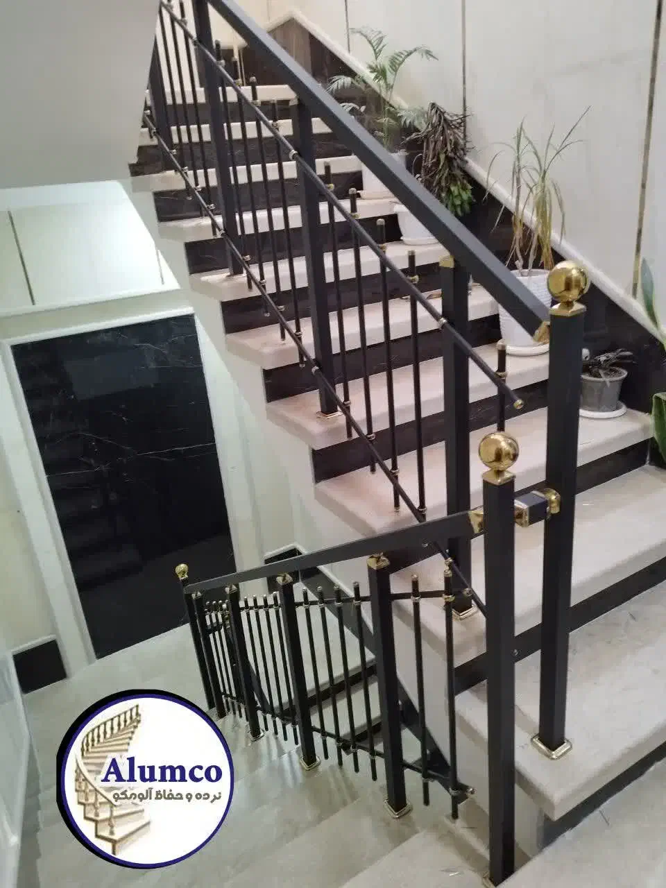 نرده استیل( استاتیک مشکی مربع مقاوم و شیک)|مصالح و تجهیزات ساختمان|قم, بنیاد|دیوار