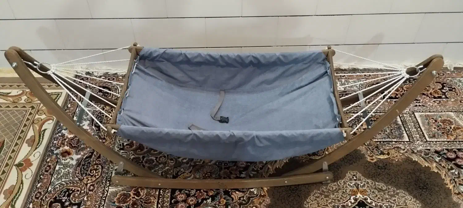 گهواره ننو مناسب نوزادان کولیک و رفلاکسی|تخت و سرویس خواب|قم, نیروگاه|دیوار