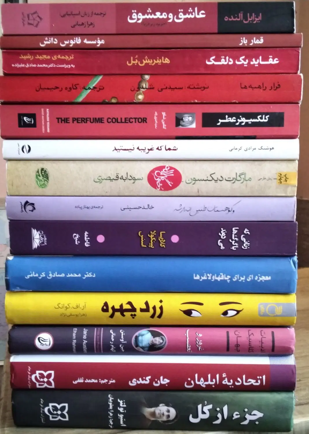 رمان ایرانی وخارجی(کتب ادبی)|کتاب و مجله ادبی|شیراز, کوی زهرا|دیوار