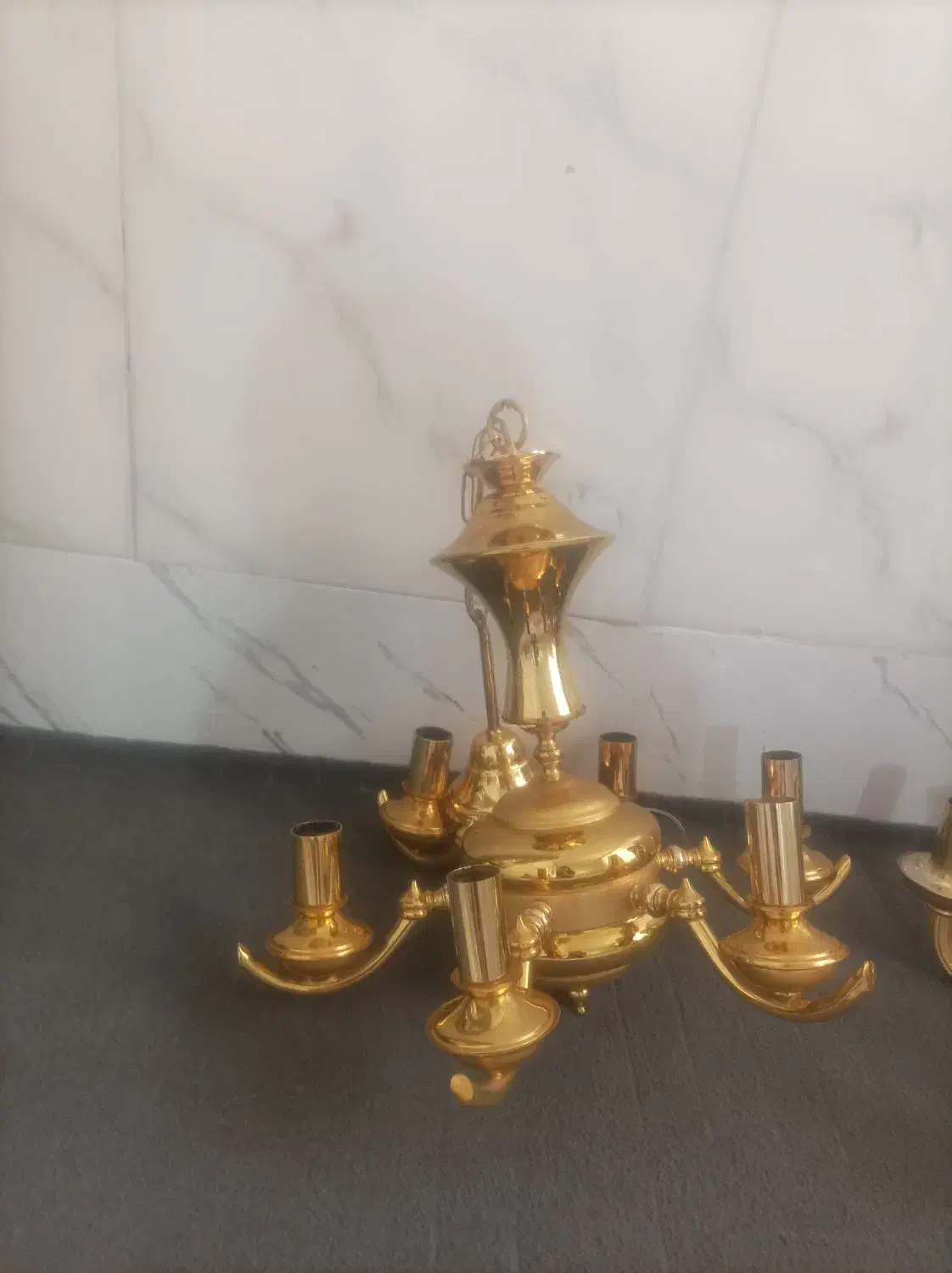 لوستر|لوستر و چراغ آویز|قم, نیروگاه|دیوار