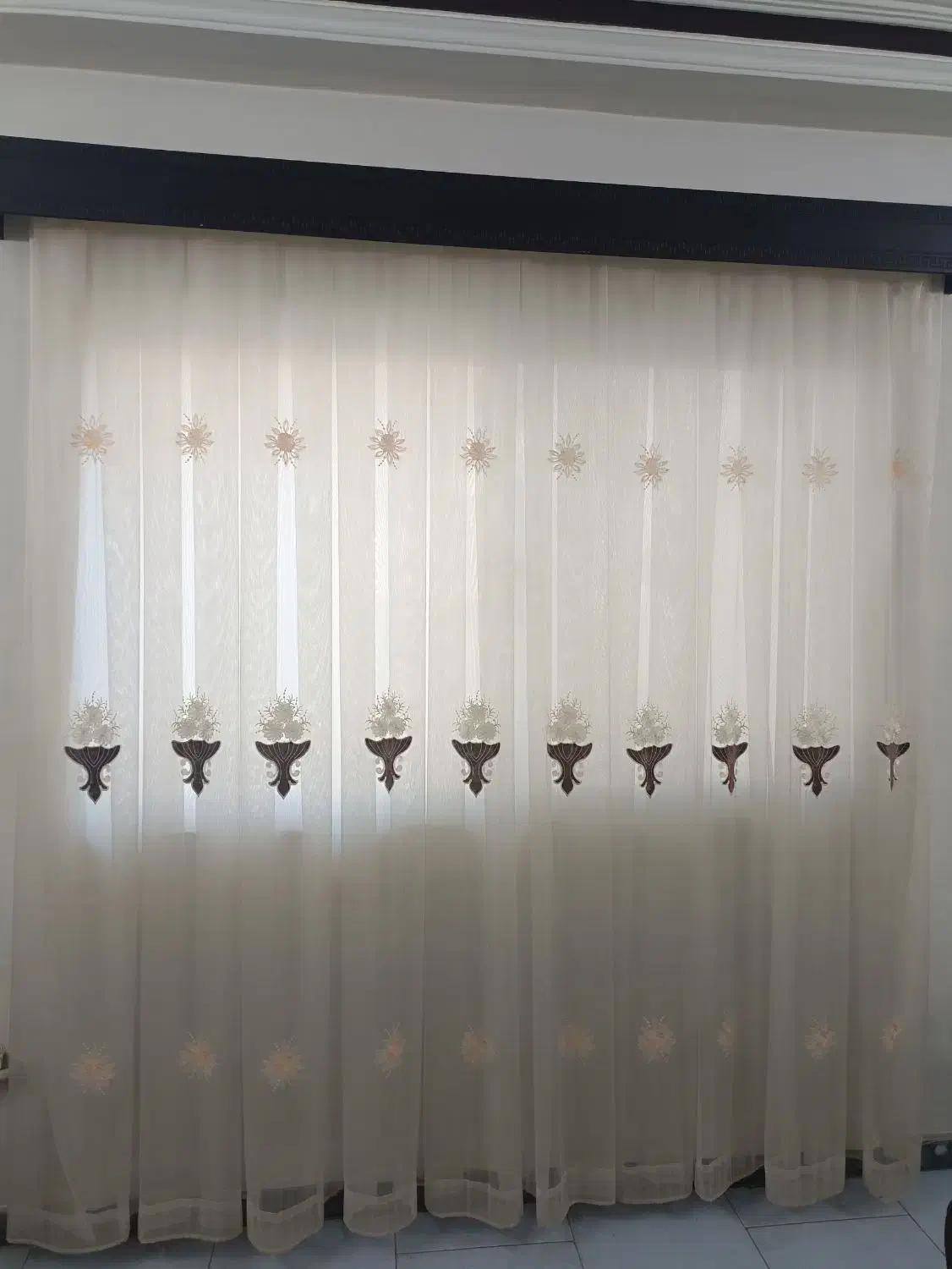 سه عدد پرده پذیرایی|پرده، رانر، رومیزی|آمل, |دیوار