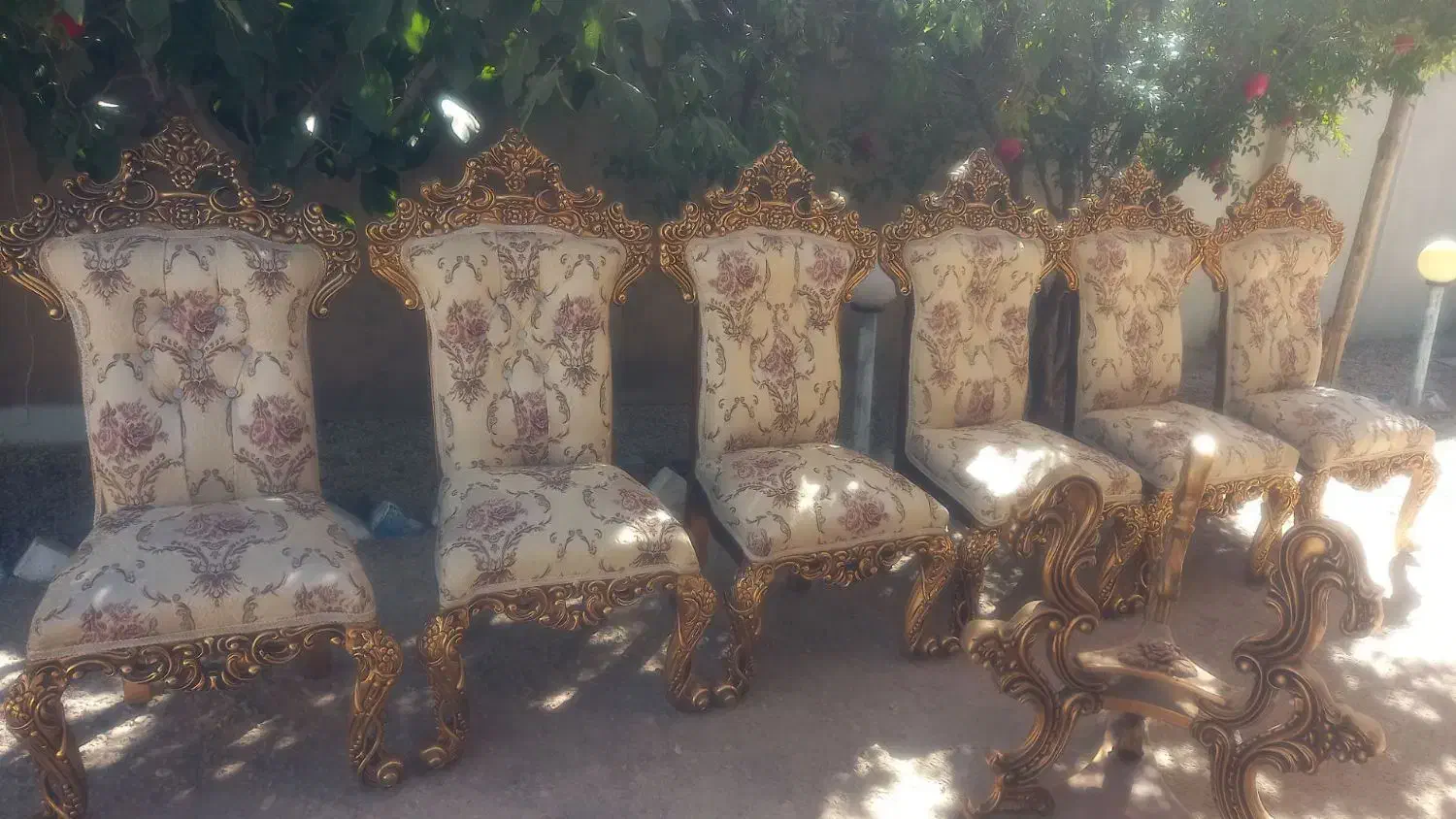 میز ناهارخوری سلطنتی|میز و صندلی غذاخوری|تاکستان, |دیوار