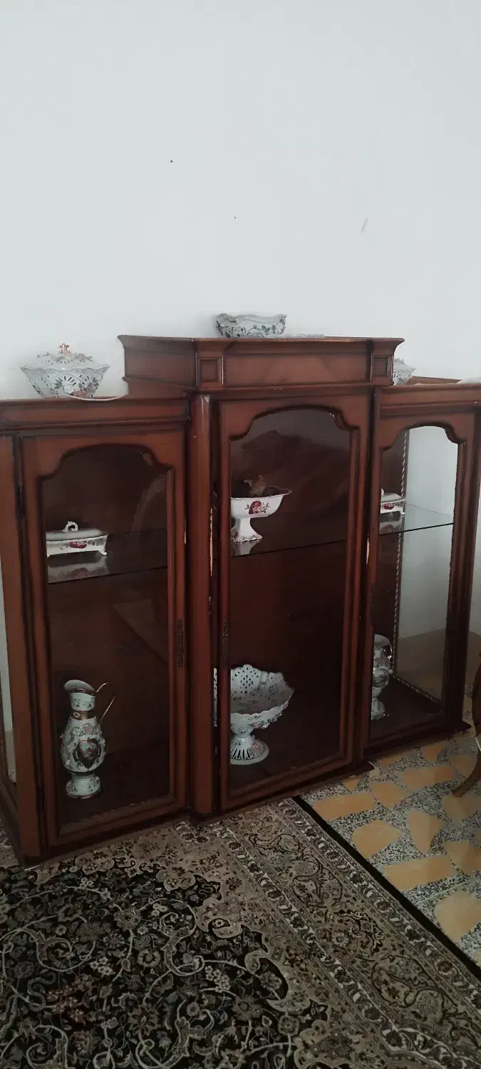 بوفه تمام چوب|بوفه، ویترین، کنسول|جوانرود, |دیوار