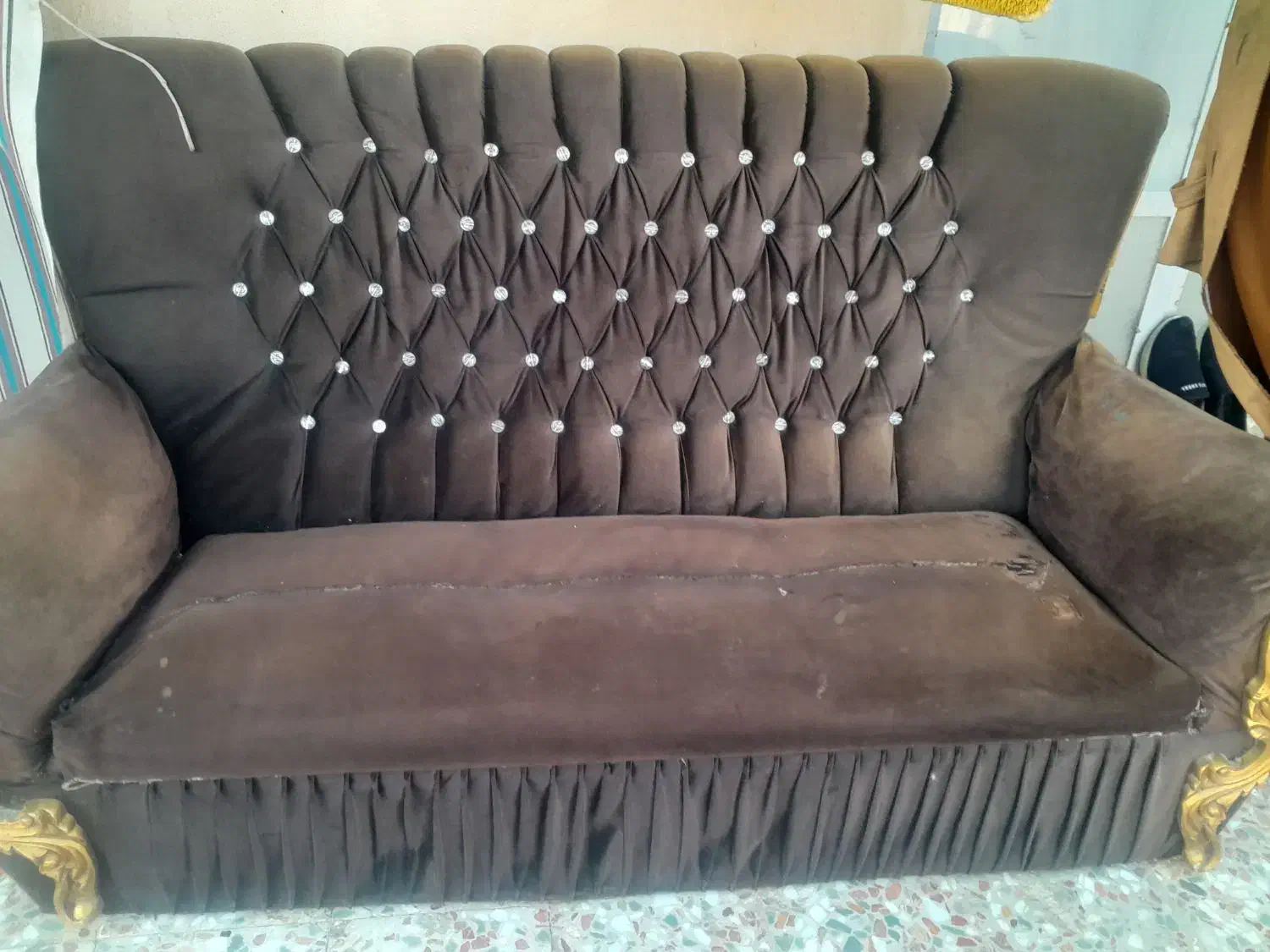 مبل سه نفره ۵۰۰ هزار تومن|مبلمان خانگی و میز عسلی|مرودشت, محمد آباد|دیوار