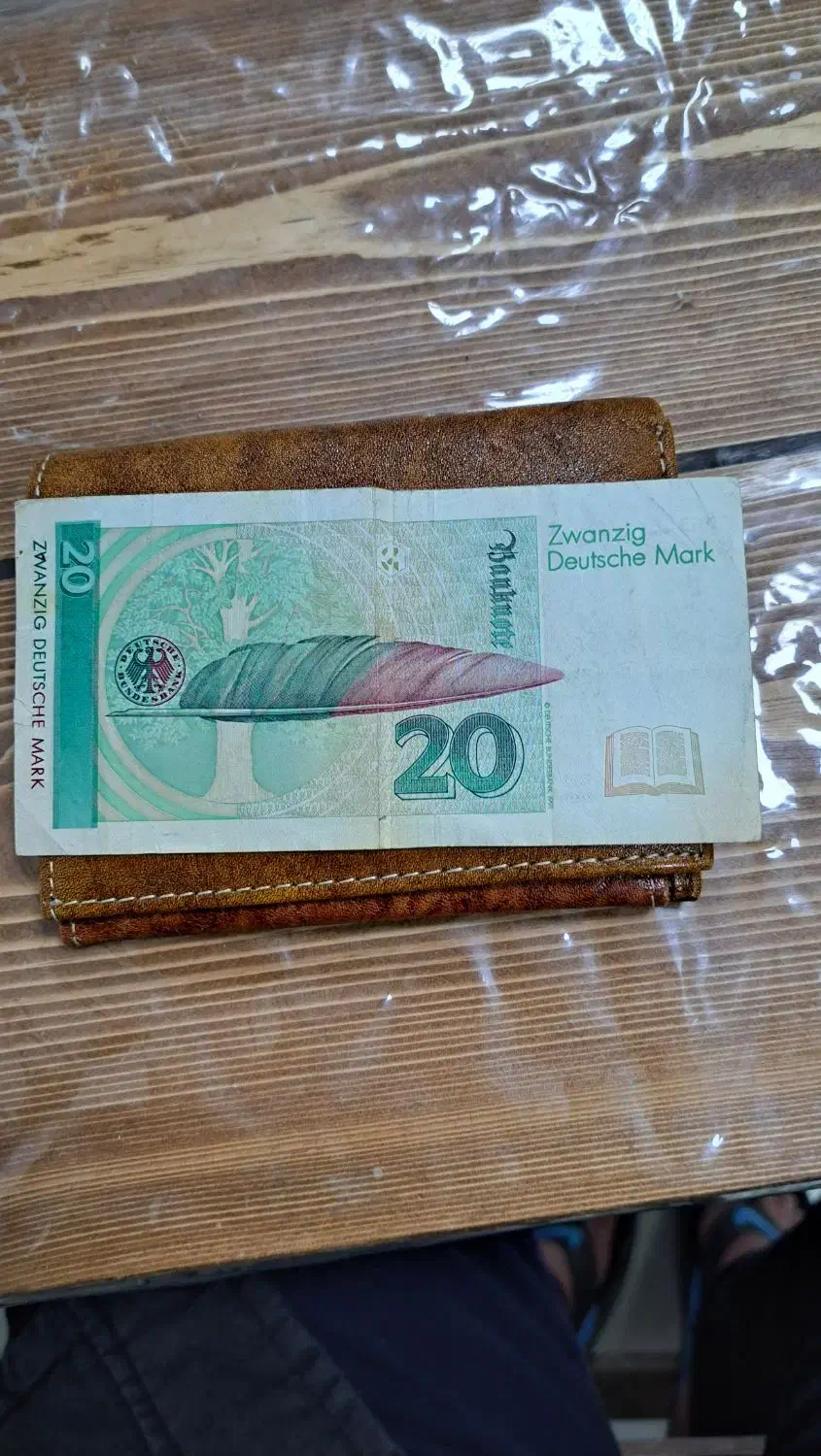 پول آلمانی قدیمی|کلکسیون سکه، تمبر، اسکناس|مبارکه, |دیوار