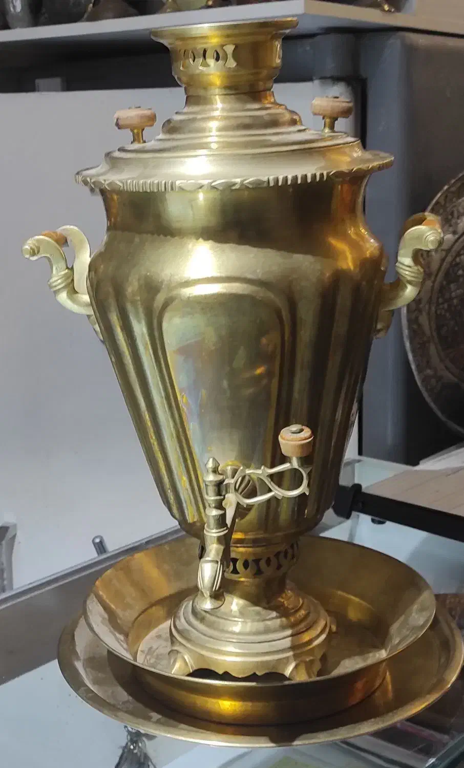 سماور زغالی ایرانی قدمت دار|کلکسیون اشیاء عتیقه|سبزوار, مدرس|دیوار