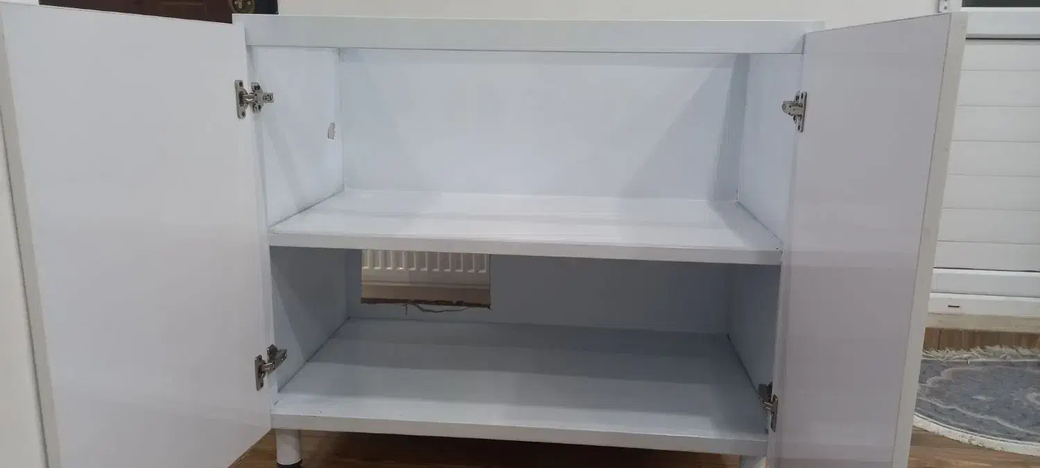 کابینت فلز سفید درب ام دی اف|مصالح و تجهیزات ساختمان|قروه, |دیوار