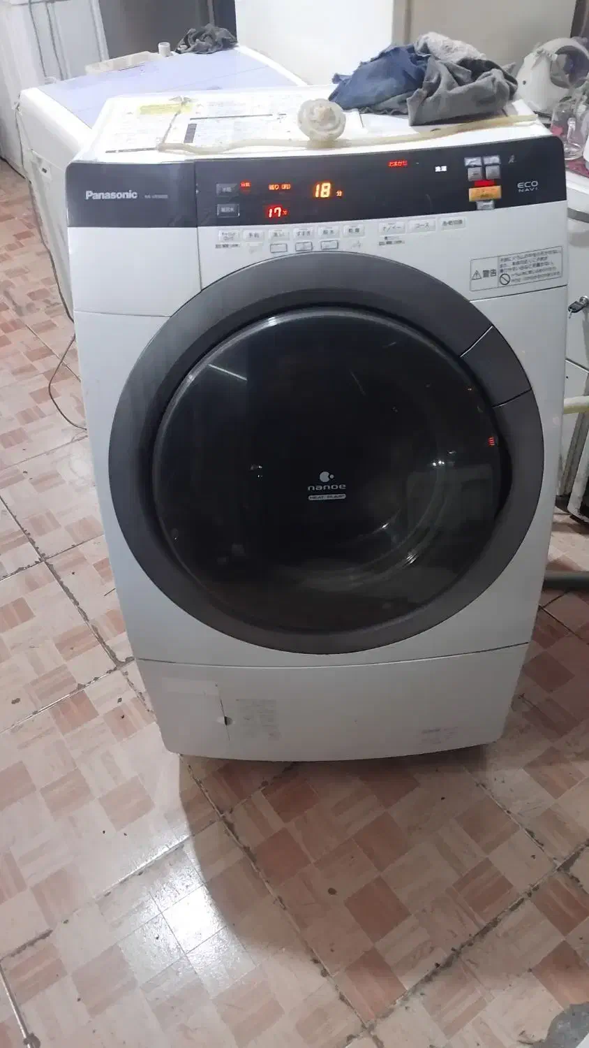 پاناسونیک ژاپنی|ماشین لباسشویی و خشککن لباس|شوشتر, |دیوار