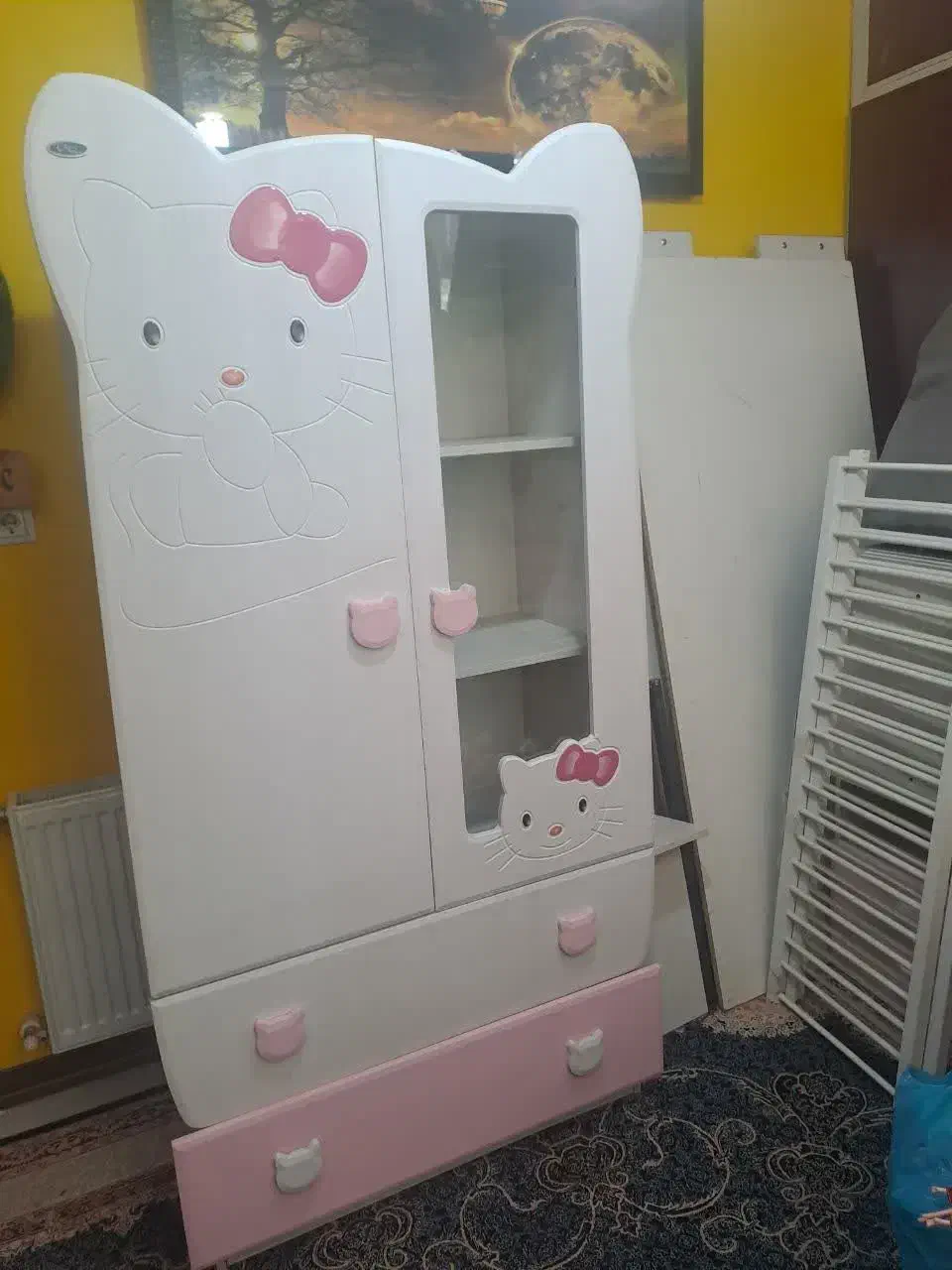 سرویس خاب کودک|تخت و سرویس خواب|رباط‌کریم, رباط‌کریم|دیوار