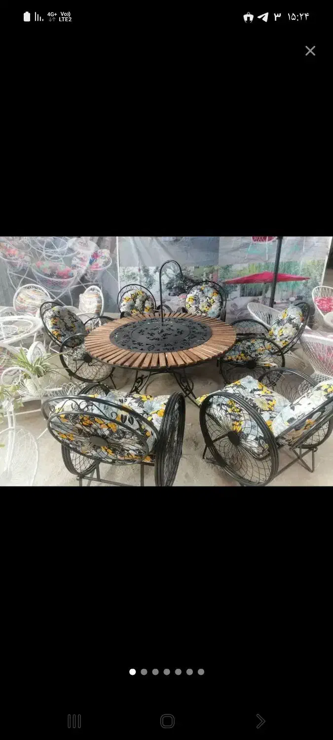 صندلی بیضی تاب رویال مبل ال نیمکت آتشدان|صندلی و نیمکت|محمدشهر, محمدشهر|دیوار