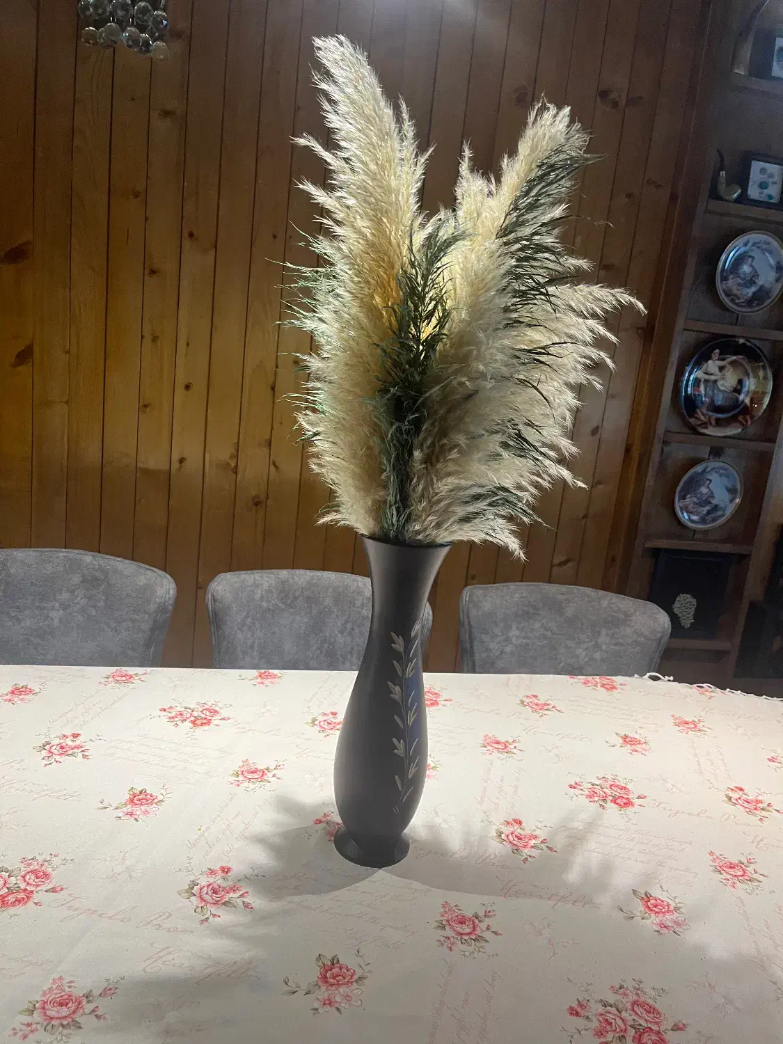 گل خشک پامپوس زیر قیمت|گل و گیاه طبیعی|رشت, چمارسرا|دیوار