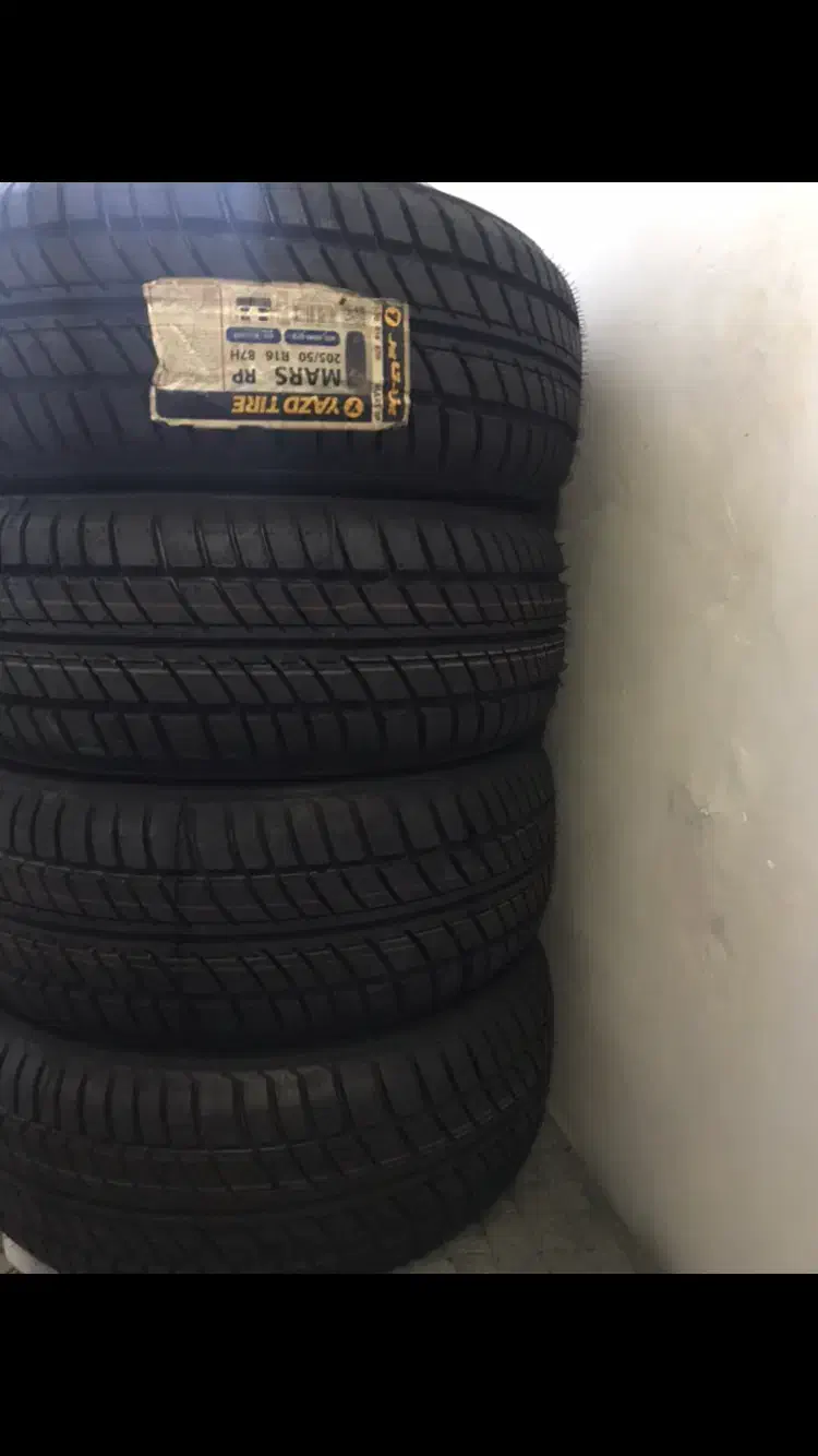 فروش ۴ حلقه لاستیک یزدتایر ،کاملا نو،سایز ۲۰۵|قطعات یدکی و لوازم جانبی|تهران, تجریش|دیوار