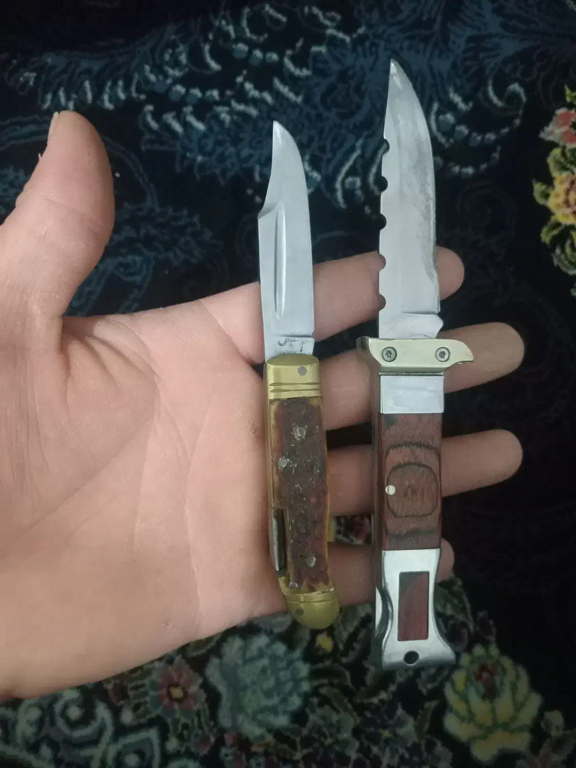 چاقو ها زیبا وخوش دست|کلکسیون اشیاء عتیقه|لالجین, |دیوار