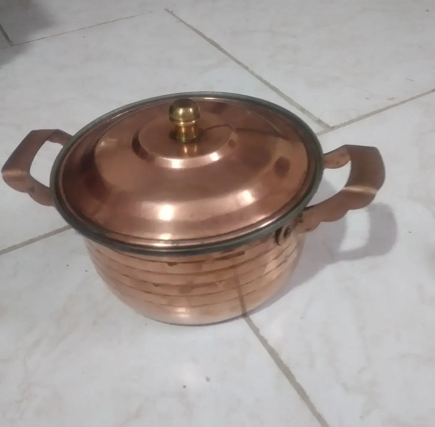 قابلمه مسی سنگین وزن|ظروف پخت‌وپز|نسیم‌شهر, |دیوار