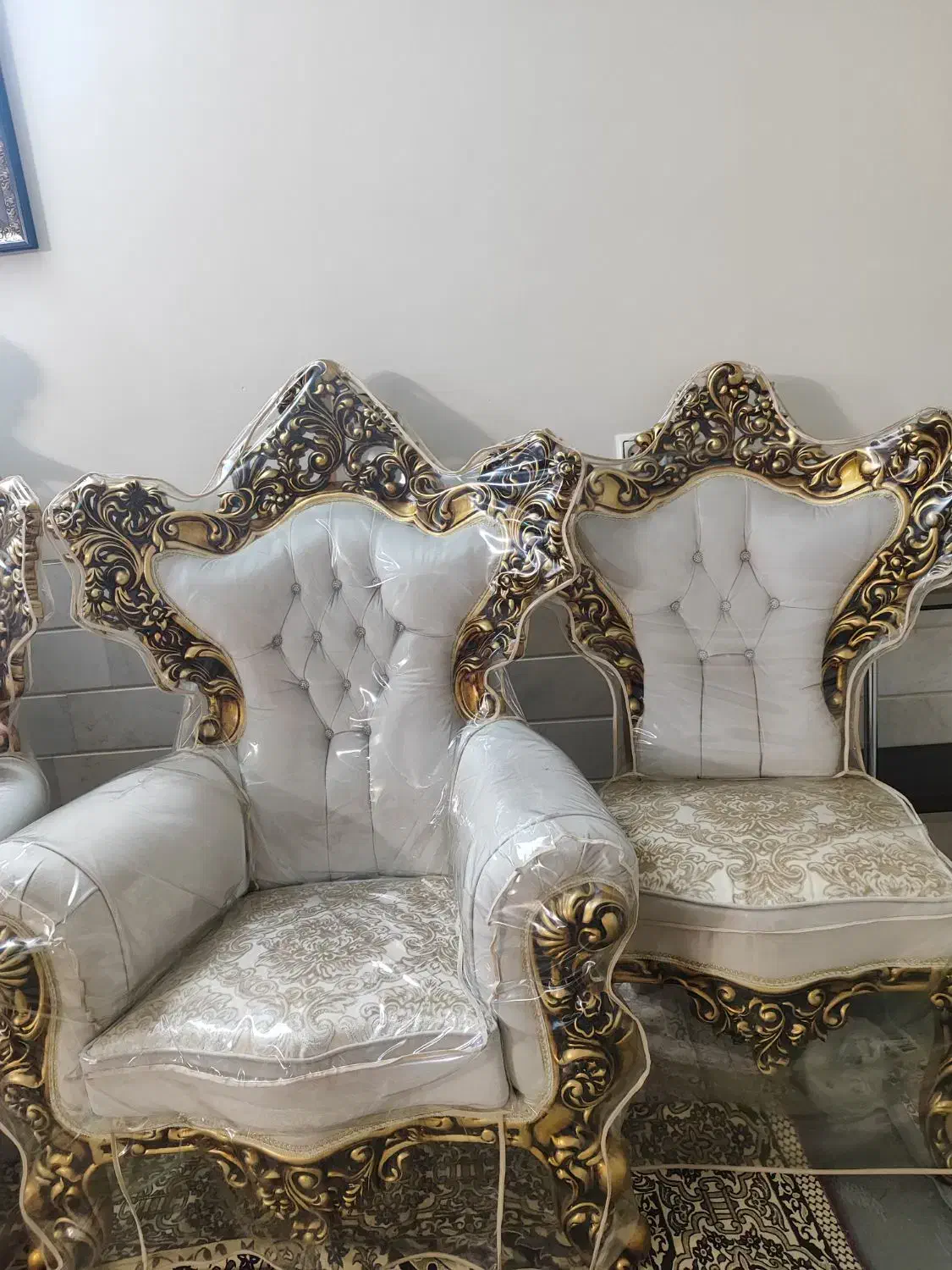 مبل سلطنتی 9نفره|مبلمان خانگی و میز عسلی|محلات, |دیوار