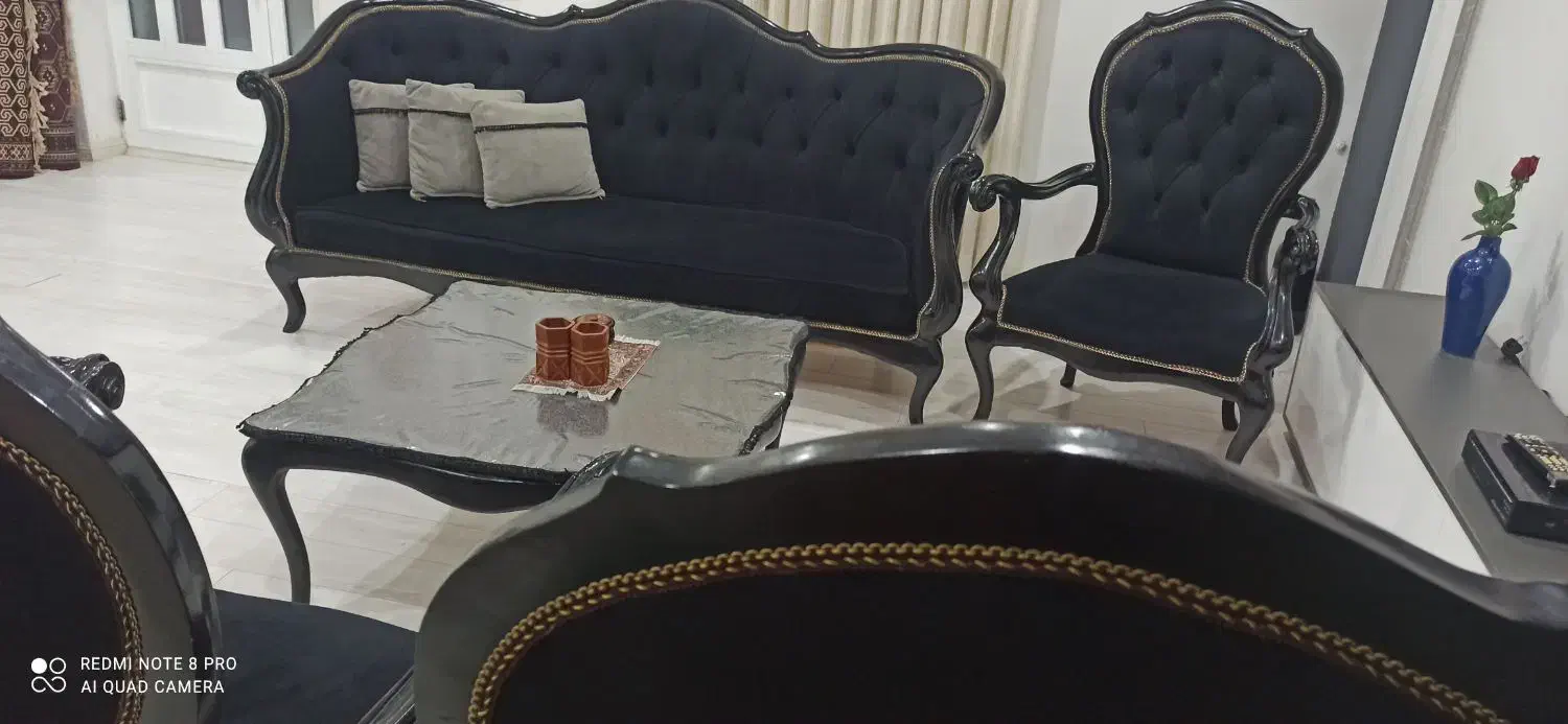 مبلمان سنگین چوب|مبلمان خانگی و میز عسلی|گنبد کاووس, |دیوار