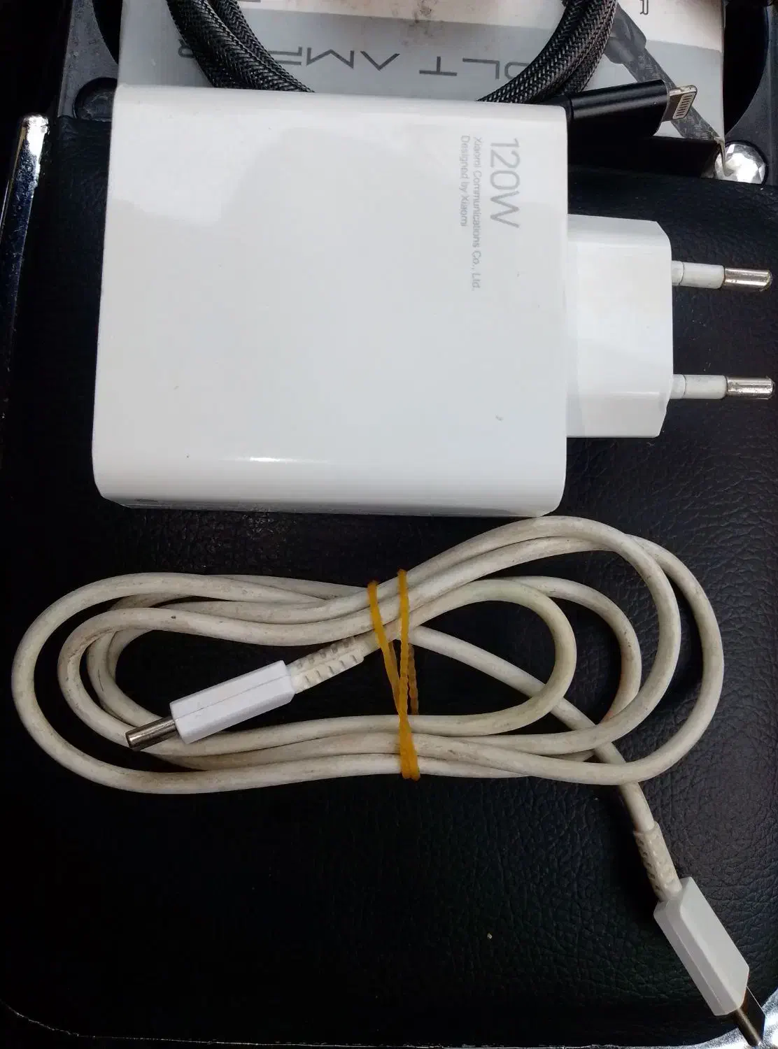 شارزر گوشی شیاعومی با کابل اصلی ۱۲۰ وات کابل اپل|لوازم جانبی موبایل و تبلت|قزوین, |دیوار