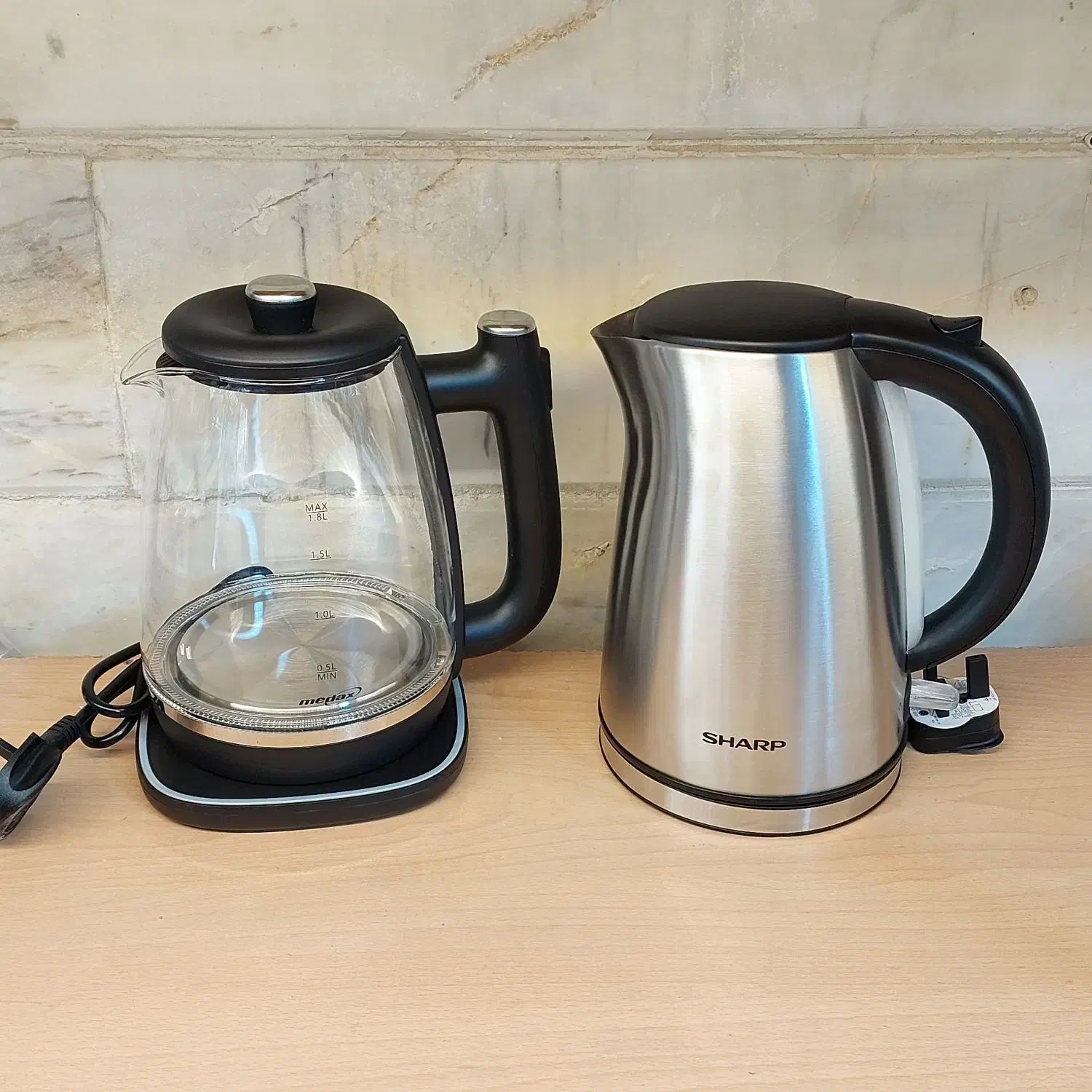 چای ساز کتری برقی چایساز برقی شارپ مداکس SHARP|سماور، چای‌ساز، قهوه‌ساز|قم, شاه ابراهیم|دیوار