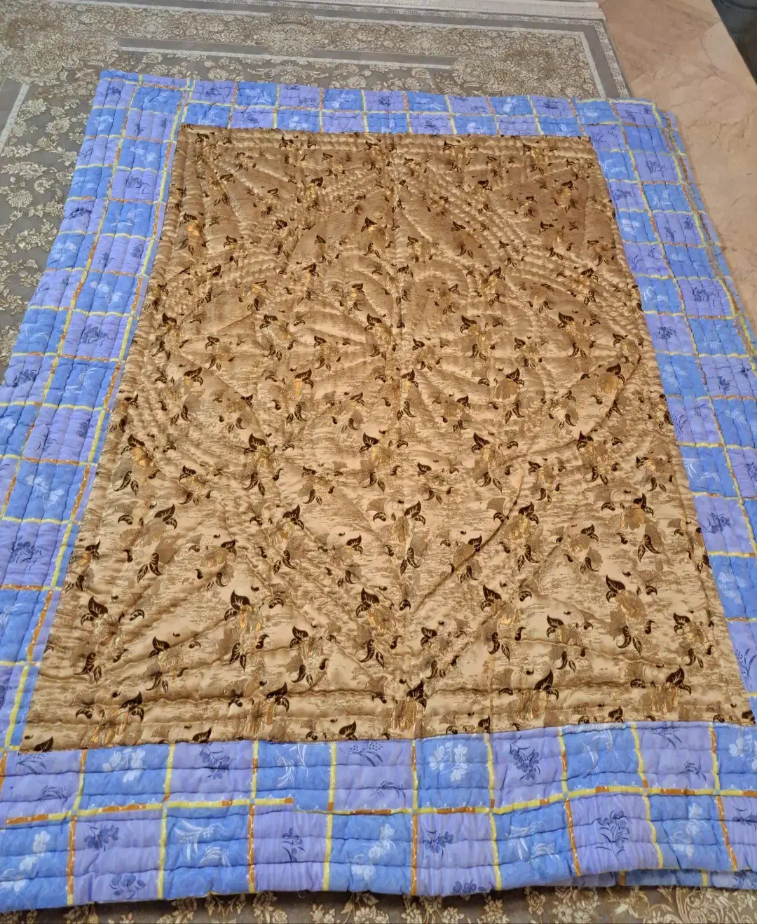 لحاف دونفره نو|رختخواب، بالش، پتو|مشکیندشت, |دیوار