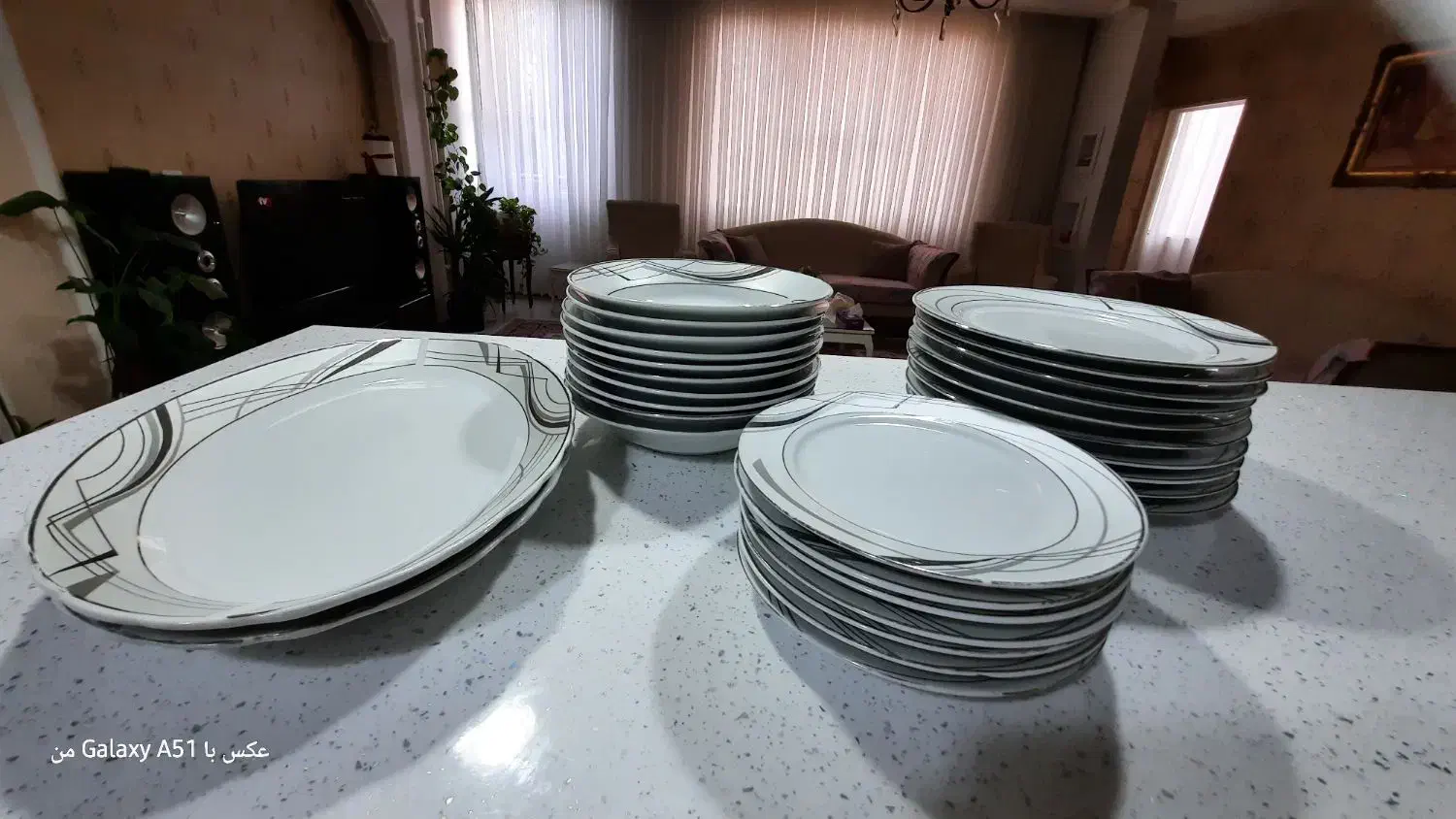 سرویس چینی نقره کوب|ظروف سرو و پذیرایی|مشهد, موسوی قوچانی|دیوار