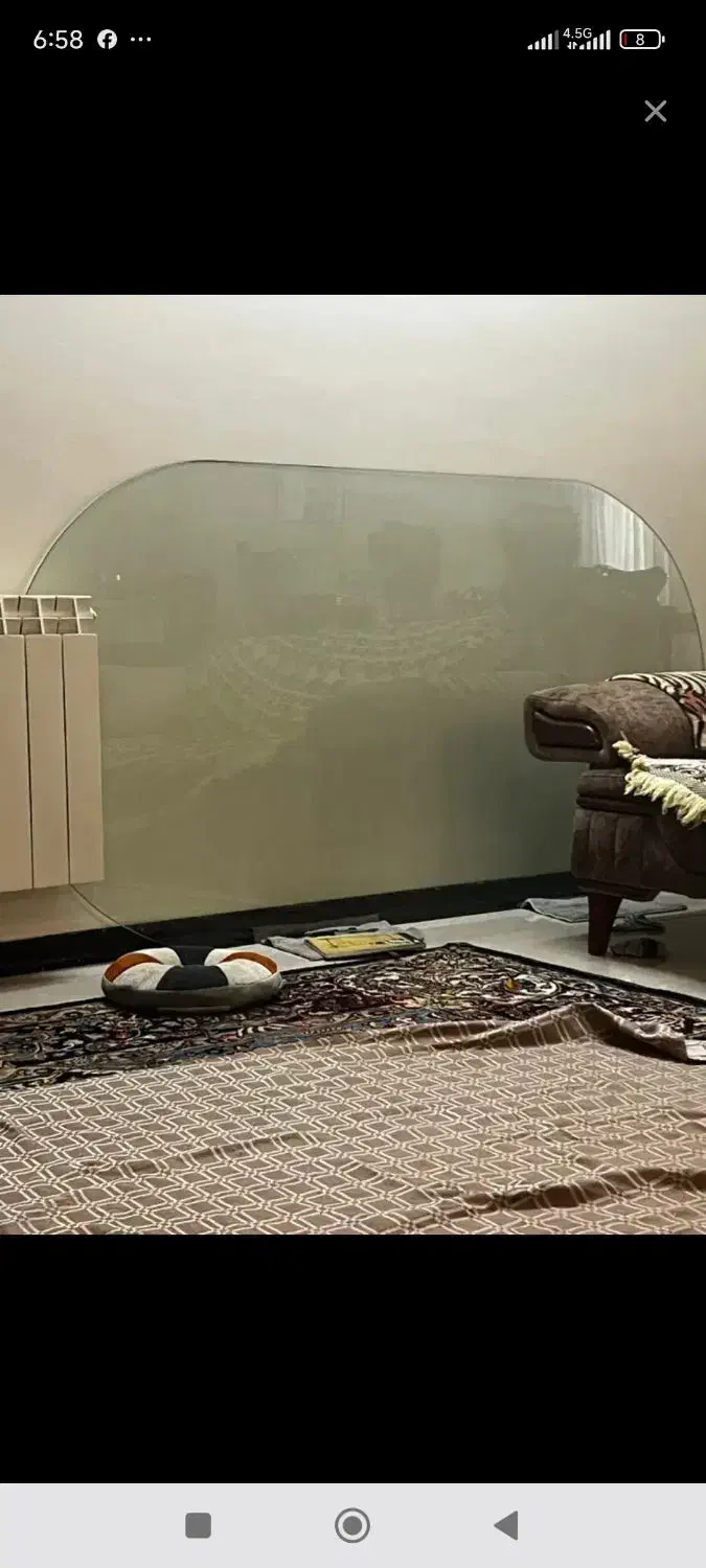 فروش شیشه میز سکوریت هشت نفره قیمت مناسب|میز و صندلی غذاخوری|مشهد, نیروی هوایی|دیوار