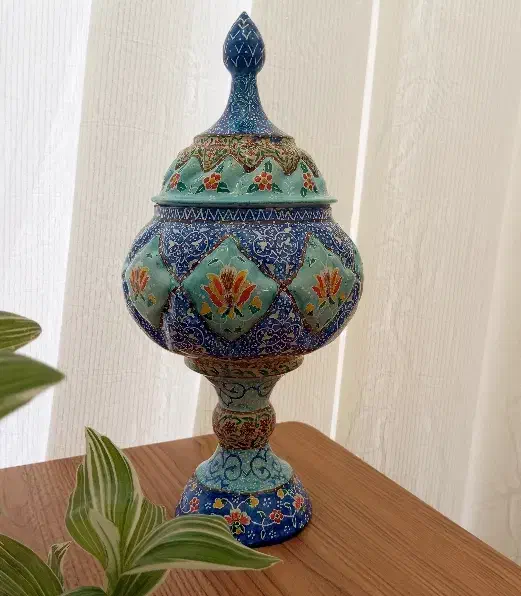 گز خوری میناکاری۲۴سانتی|کلکسیون اشیاء عتیقه|بروجن, |دیوار