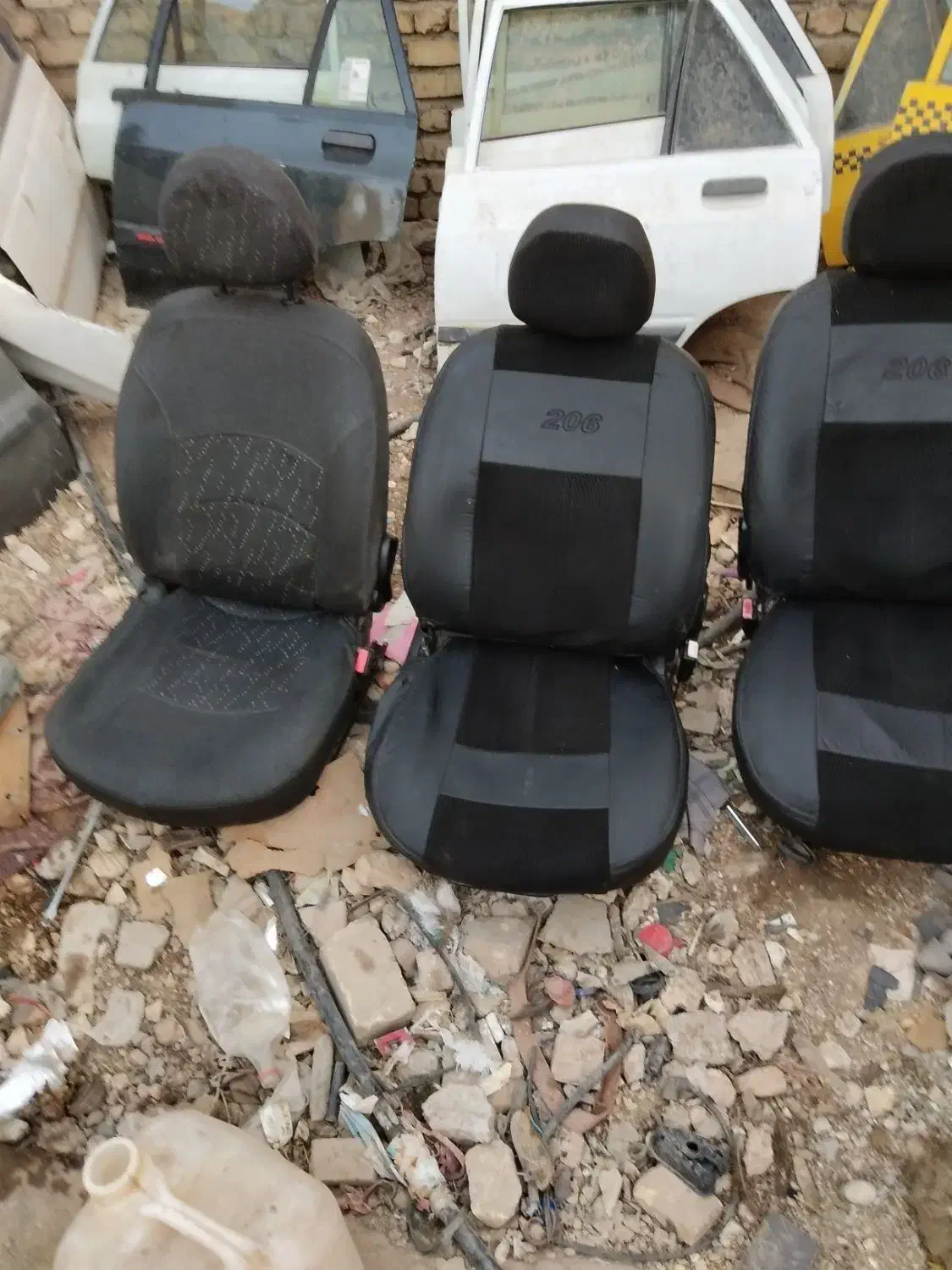 صندلی پژو 206|قطعات یدکی و لوازم جانبی|شیراز, کرونی(خاتونک)|دیوار