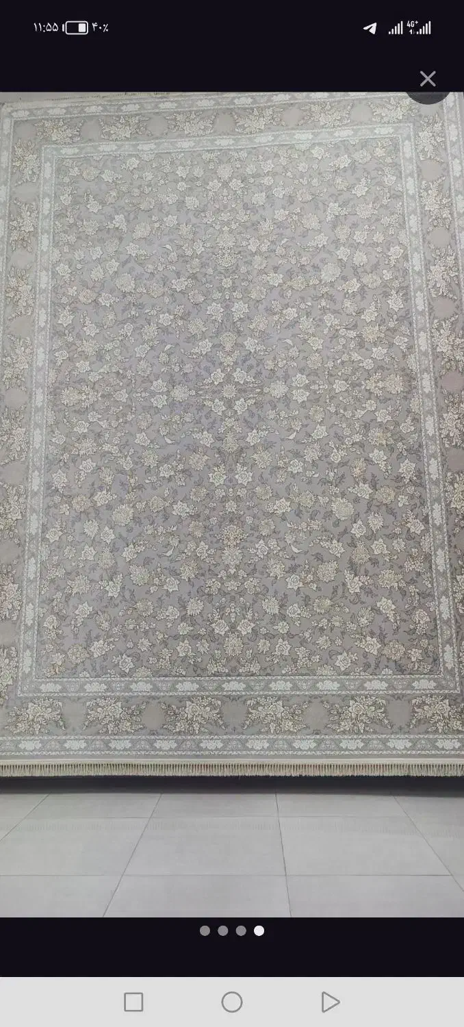 فرش 1200شانه گل برجسته طرح جدید|فرش|مریوان, |دیوار