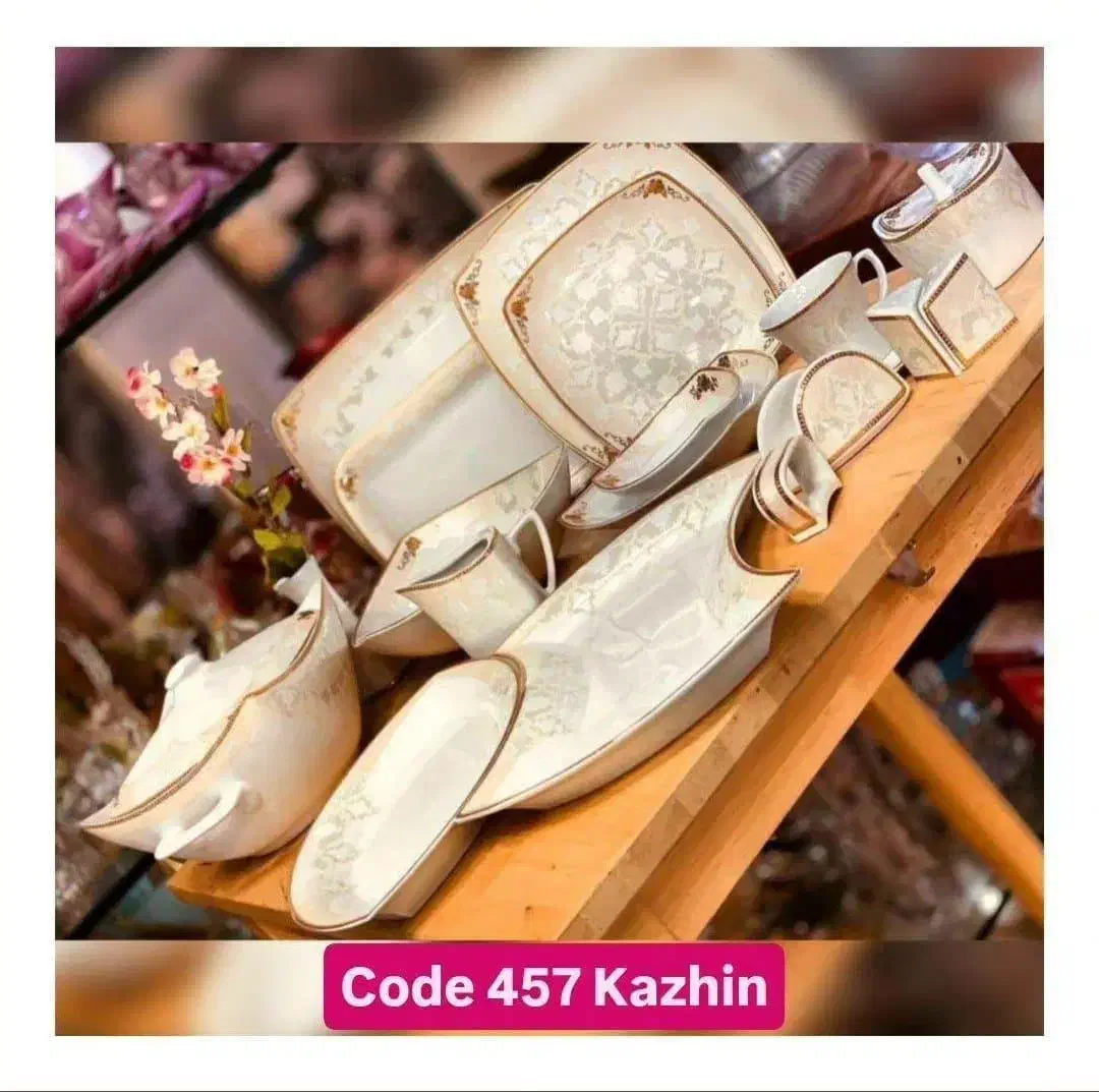 سرویس چینی ۱۲ نفره پردیس طرح دار نو|ظروف سرو و پذیرایی|تهران, شوش (باغ آذری)|دیوار