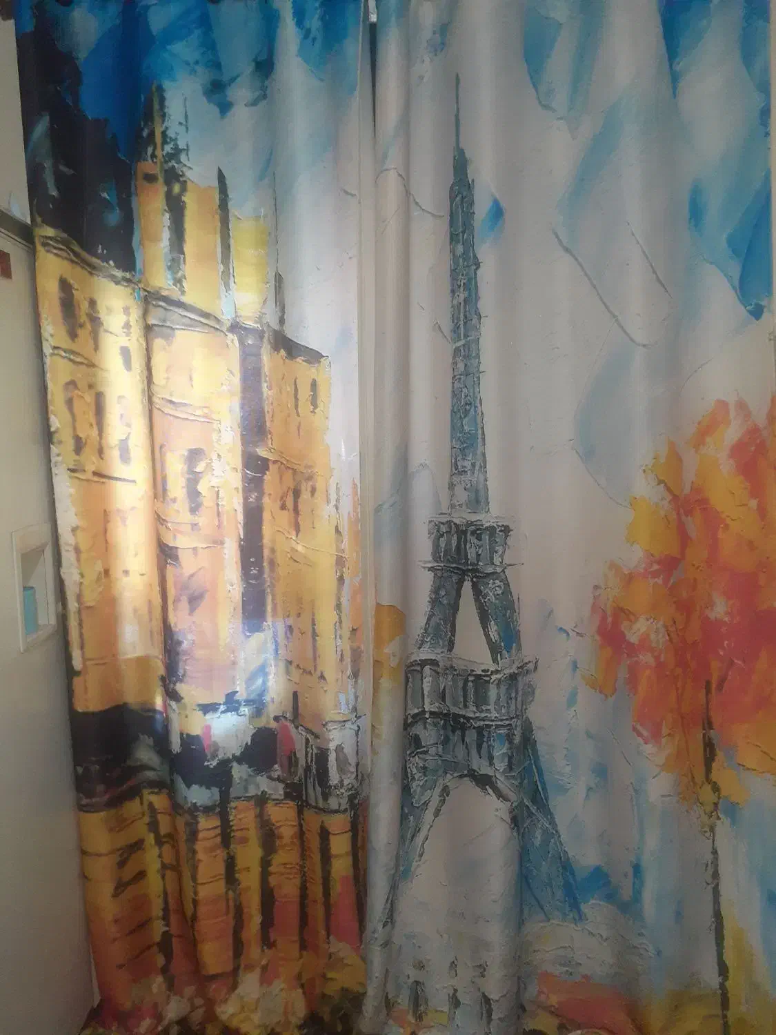 دوپنل پرده|پرده، رانر، رومیزی|مسجد سلیمان, |دیوار